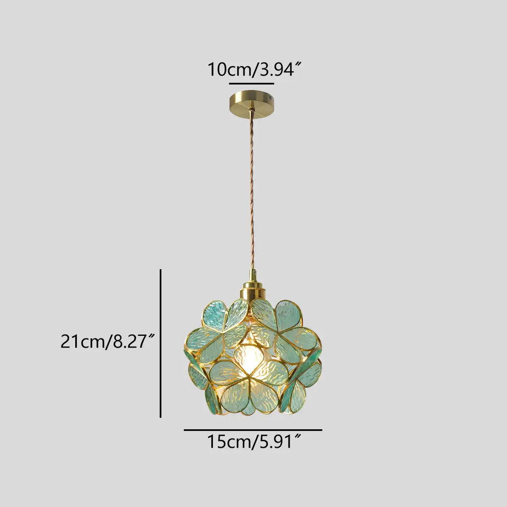 Handcrafted Stained Glass Pendant Light | Cherry Blossom Design for Dining Rooms, Kitchens & Bedrooms