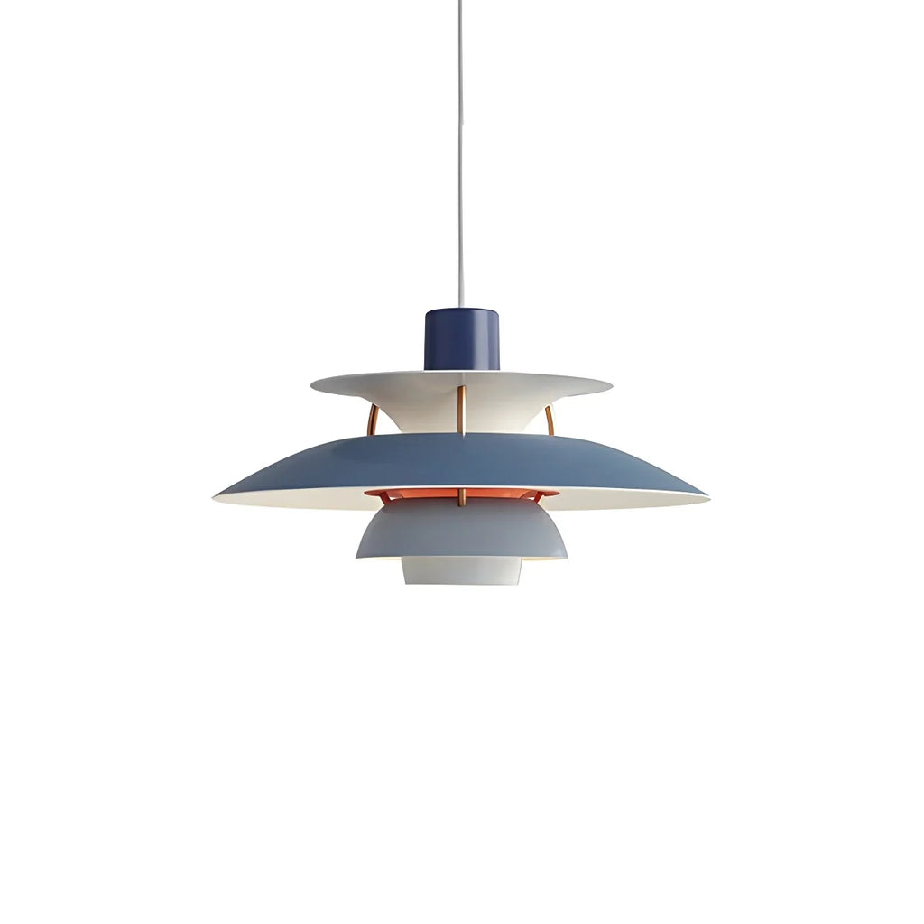 Modern Nordic Multi-layer Pendant Lamp | Adjustable Height, Sloped Ceiling Friendly & Ideal for Living Rooms and Dining Areas