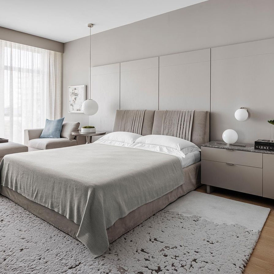 Brass Pendant Lamp | Mouth-Blown Opal Glass, Adjustable Height & Ideal for Modern Indoor Spaces