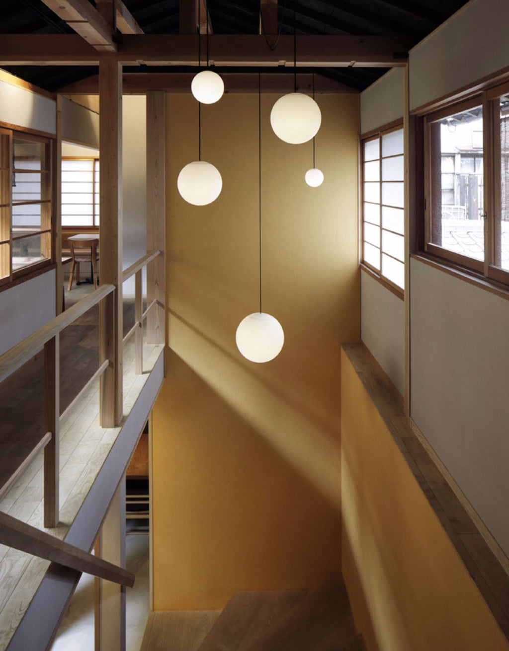 Brass Pendant Lamp | Mouth-Blown Opal Glass, Adjustable Height & Ideal for Modern Indoor Spaces