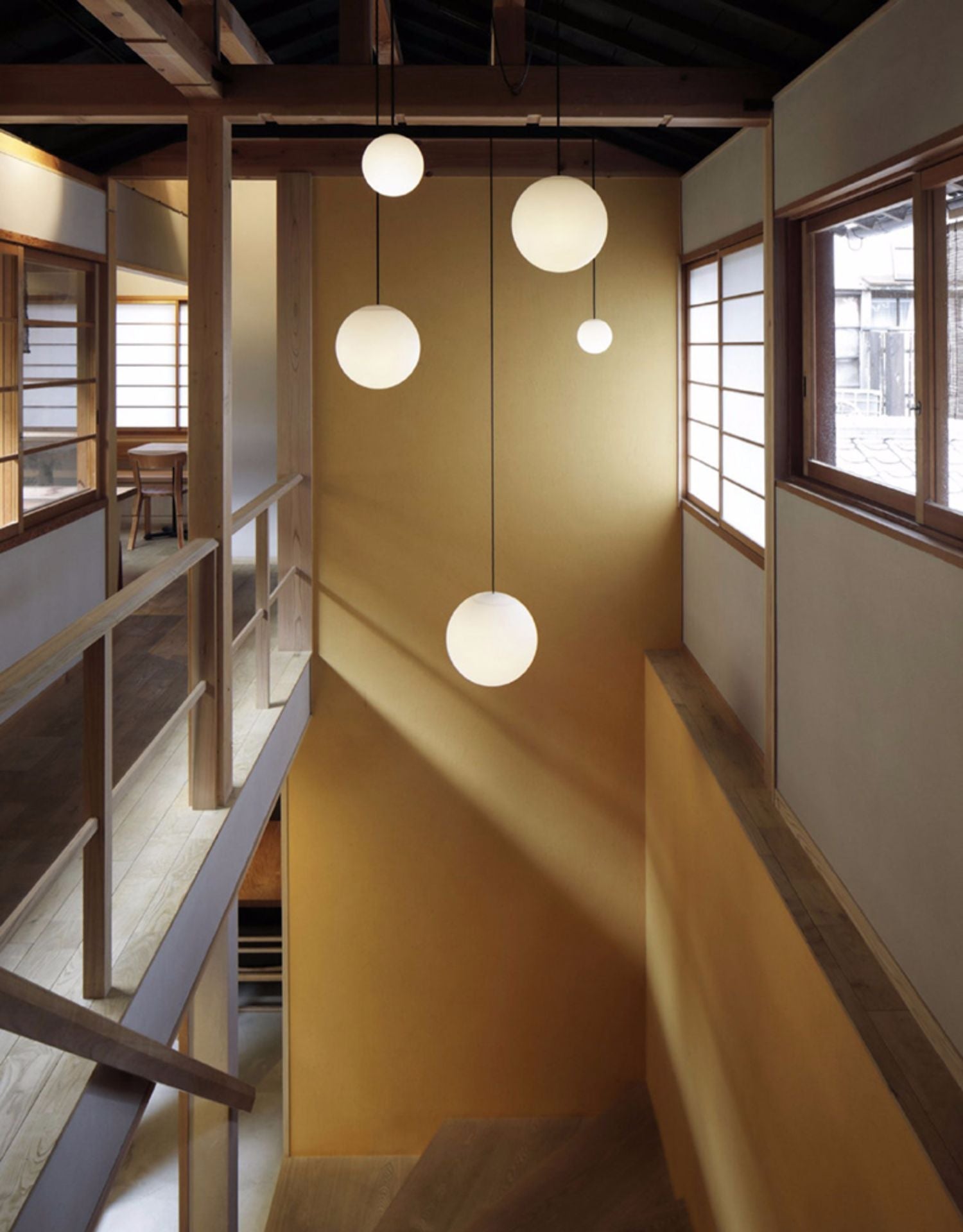 Brass Pendant Lamp | Mouth-Blown Opal Glass, Adjustable Height & Ideal for Modern Indoor Spaces