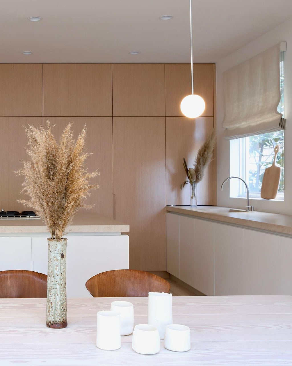 Brass Pendant Lamp - Modern Architectural Design for Dining Room & Kitchen Lighting