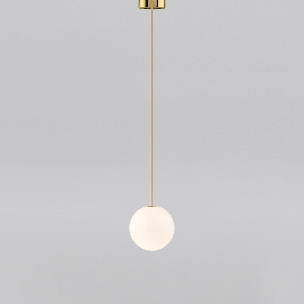 Brass Pendant Lamp - Modern Architectural Design for Dining Room & Kitchen Lighting