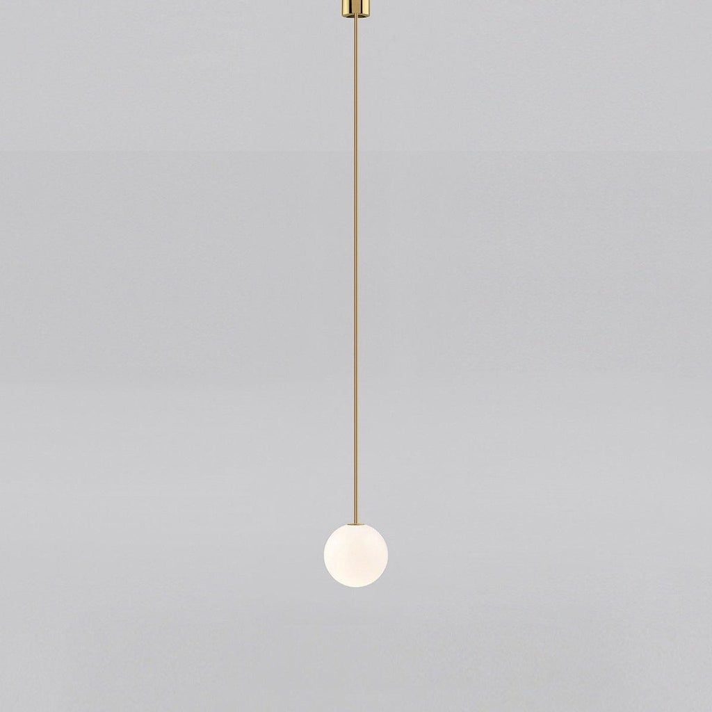 Brass Pendant Lamp - Modern Architectural Design for Dining Room & Kitchen Lighting