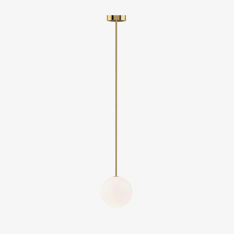 Brass Pendant Lamp - Modern Architectural Design for Dining Room & Kitchen Lighting