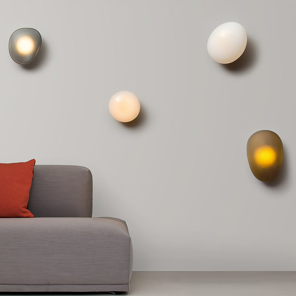 Bubble Glass Wall Lamp | Dimmable, Integrated LED & Versatile for Wall or Ceiling Mounting