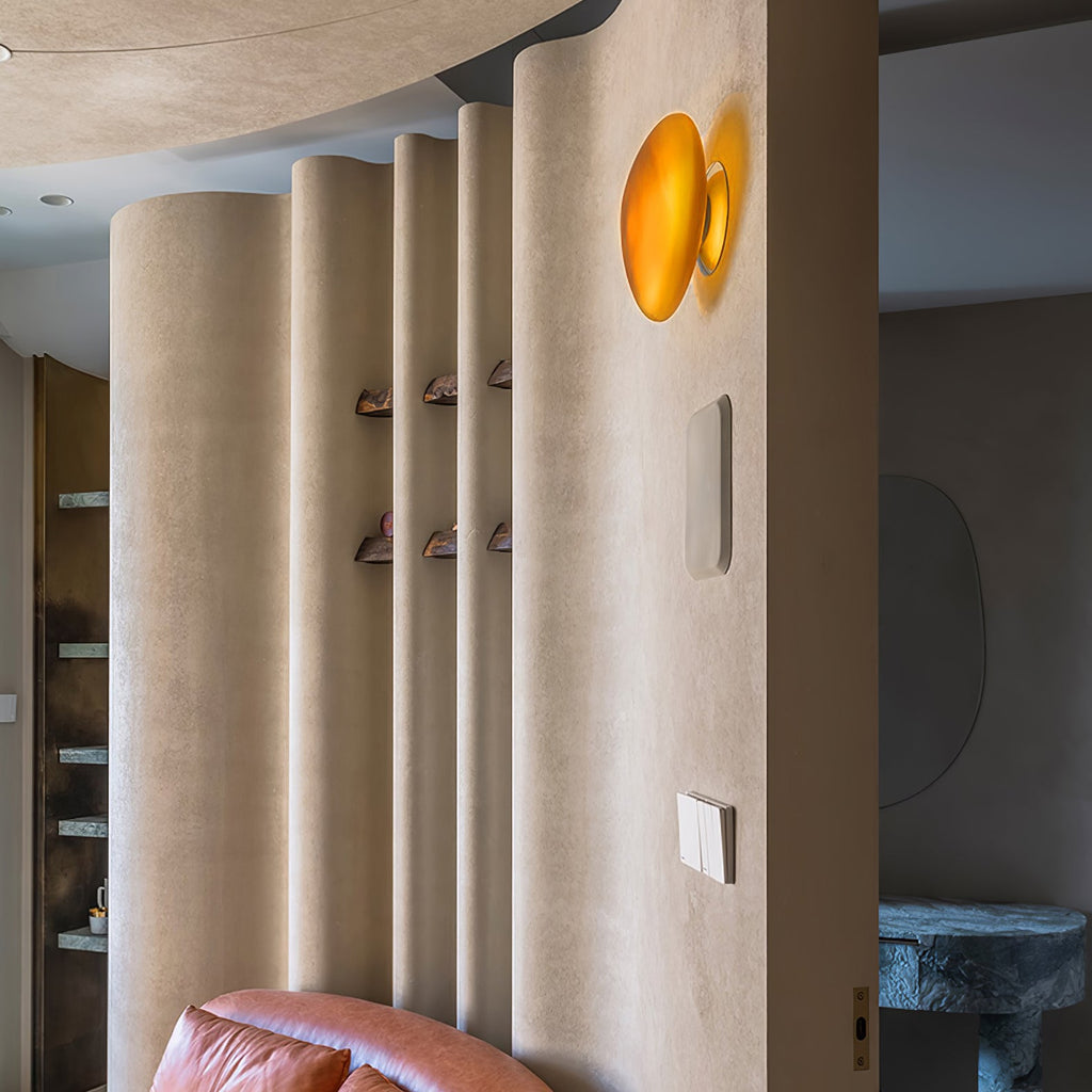 Bubble Glass Wall Lamp | Dimmable, Integrated LED & Versatile for Wall or Ceiling Mounting