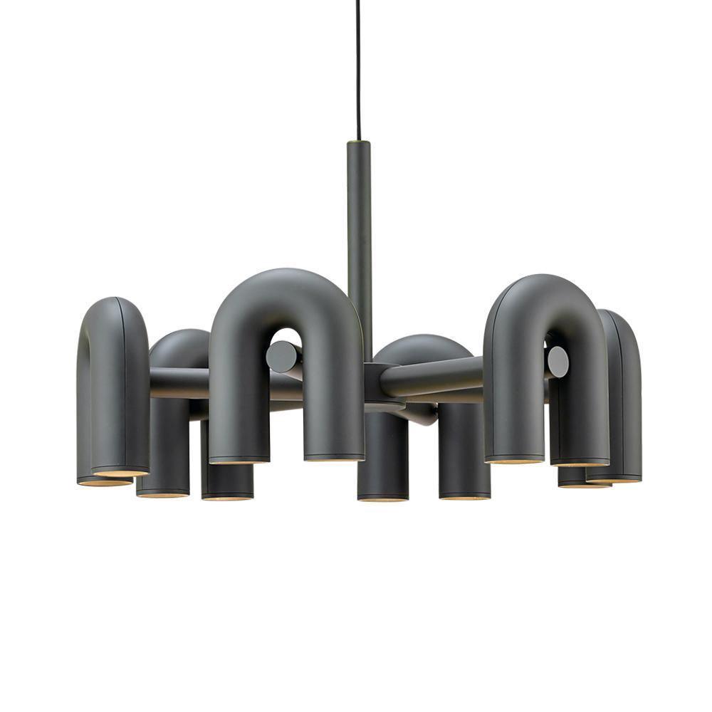 U-Shape LED Chandelier | Adjustable, Multi-Head Design for Modern Indoor Spaces