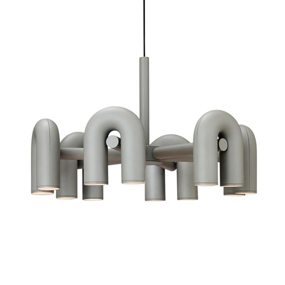 U-Shape LED Chandelier | Adjustable, Multi-Head Design for Modern Indoor Spaces