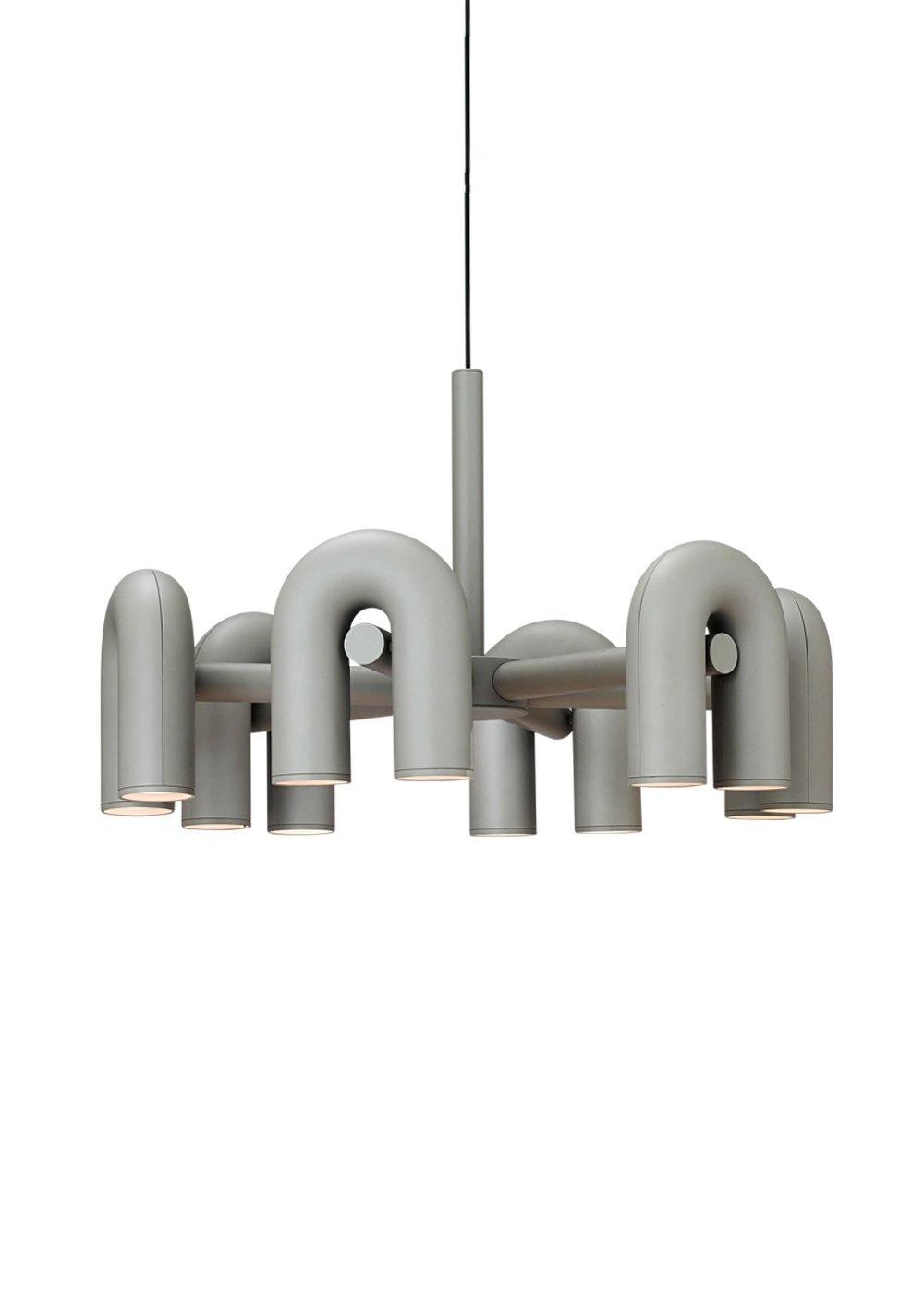 U-Shape LED Chandelier | Adjustable, Multi-Head Design for Modern Indoor Spaces