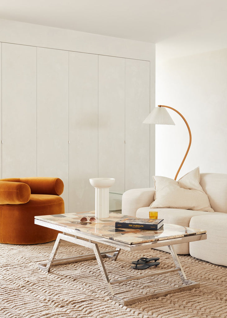 Scandinavian Floor Lamp | Beech Wood & Linen Shade in White, Beige, or Coffee for Modern Indoor Spaces