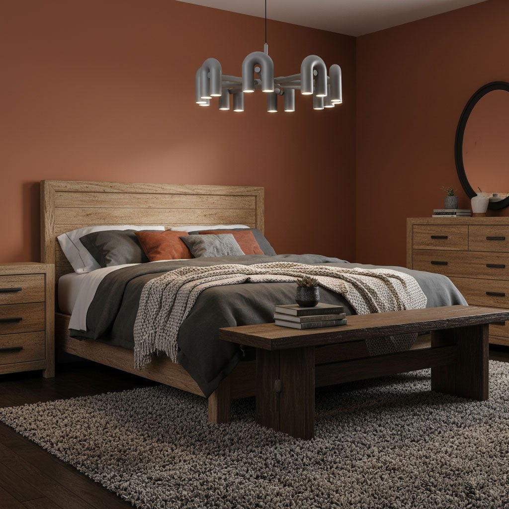 U-Shape LED Chandelier | Adjustable, Multi-Head Design for Modern Indoor Spaces