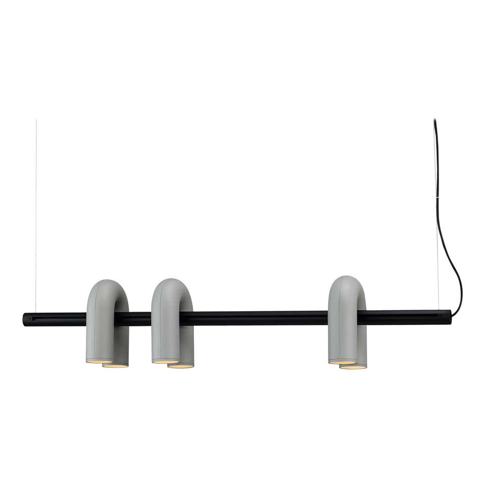 U-Shape LED Chandelier | Adjustable, Multi-Head Design for Modern Indoor Spaces