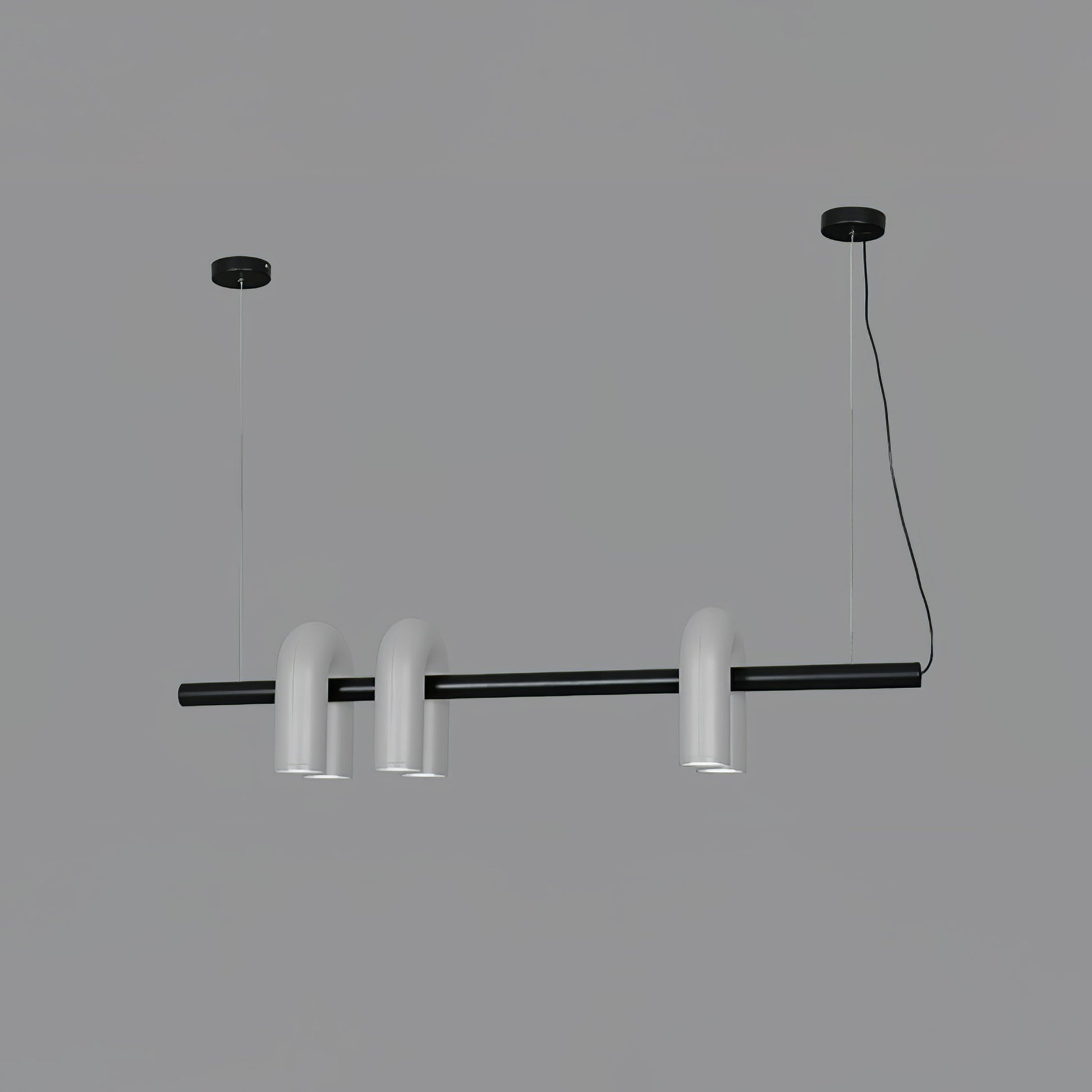 U-Shape LED Chandelier | Adjustable, Multi-Head Design for Modern Indoor Spaces