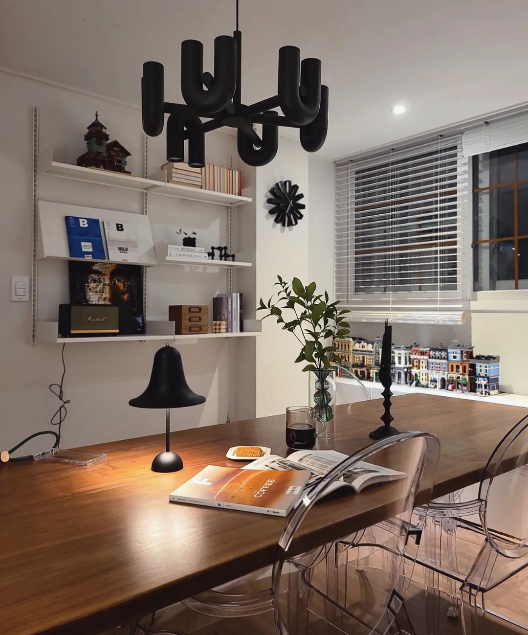 U-Shape LED Chandelier | Adjustable, Multi-Head Design for Modern Indoor Spaces