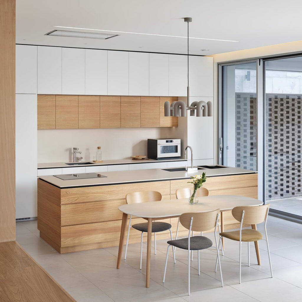 U-Shape LED Chandelier | Adjustable, Multi-Head Design for Modern Indoor Spaces