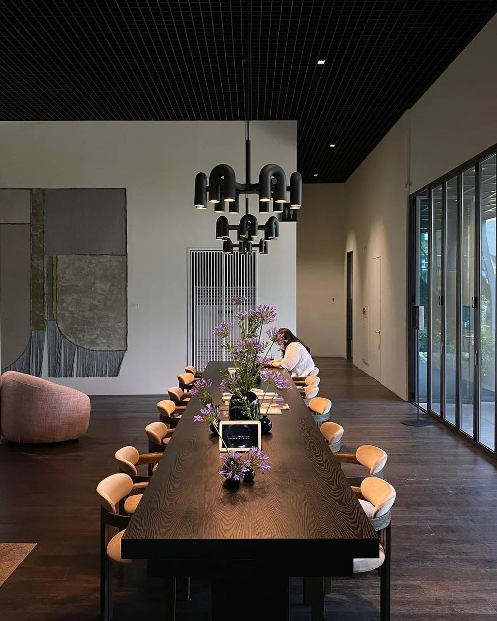 U-Shape LED Chandelier | Adjustable, Multi-Head Design for Modern Indoor Spaces