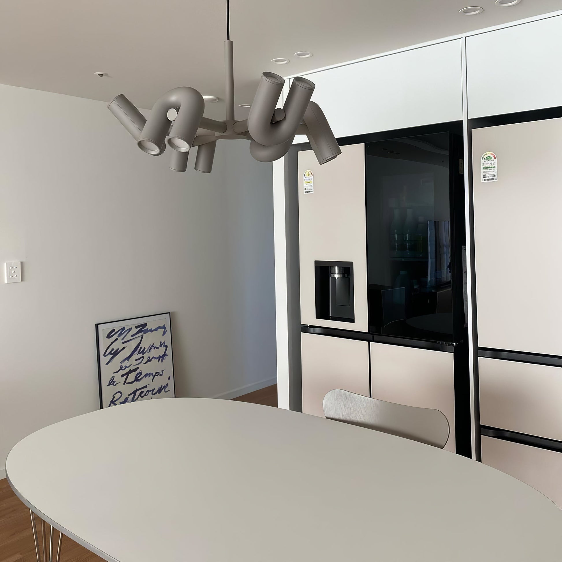 U-Shape LED Chandelier | Adjustable, Multi-Head Design for Modern Indoor Spaces