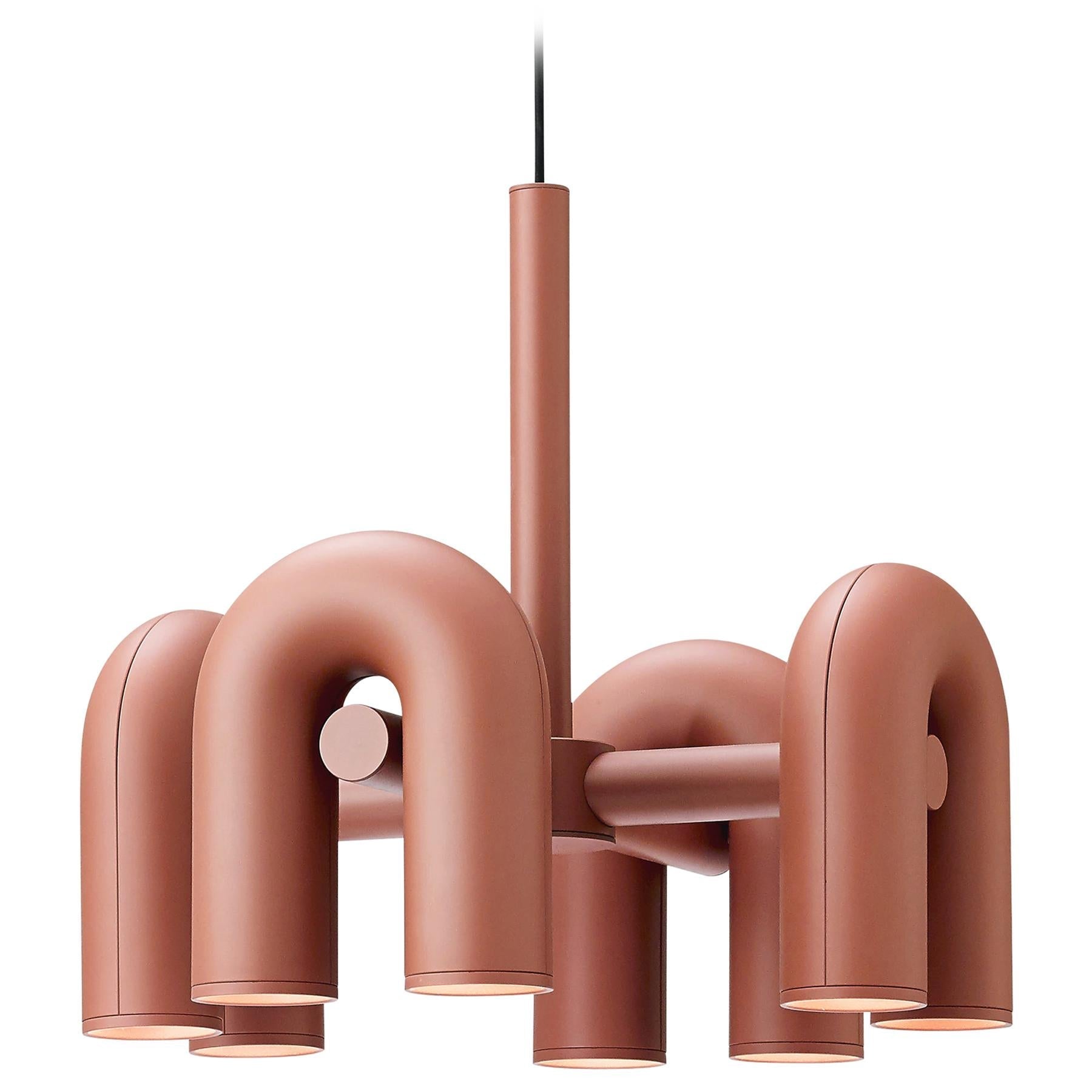 U-Shape LED Chandelier | Adjustable, Multi-Head Design for Modern Indoor Spaces