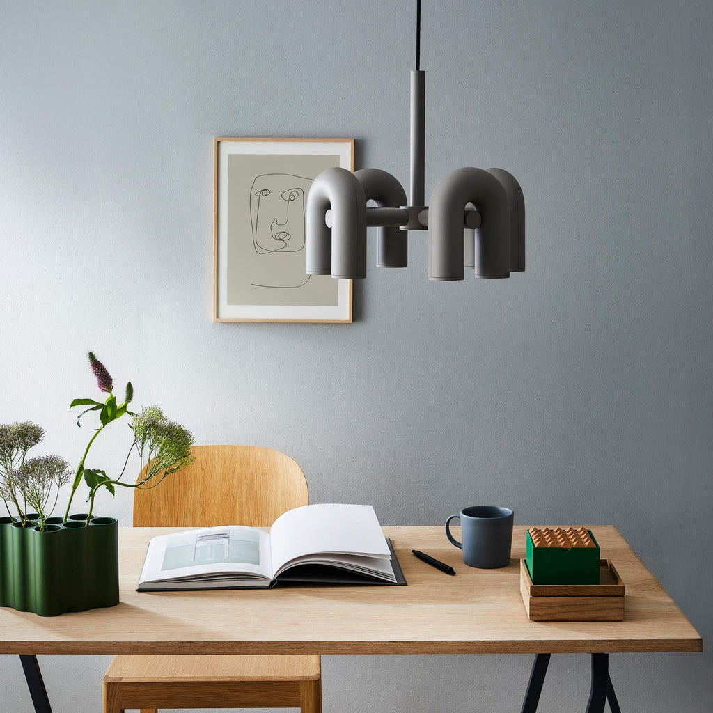 U-Shape LED Chandelier | Adjustable, Multi-Head Design for Modern Indoor Spaces