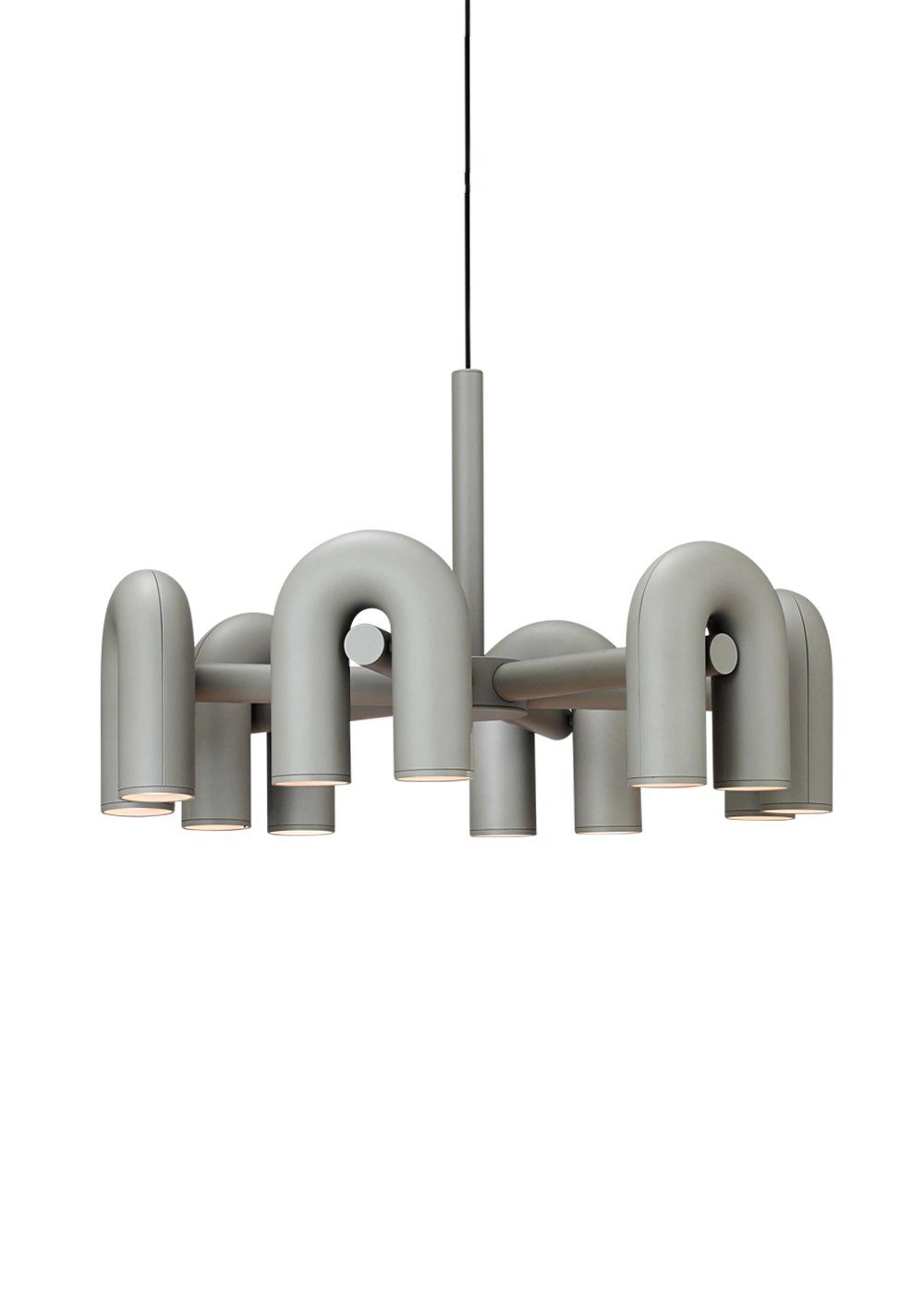 U-Shape LED Chandelier | Adjustable, Multi-Head Design for Modern Indoor Spaces