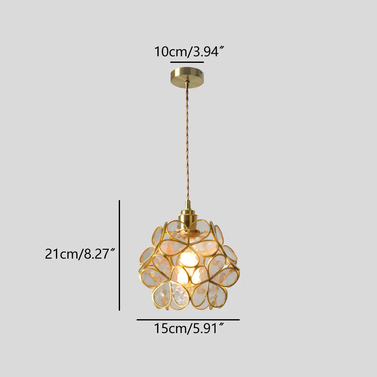 Handcrafted Stained Glass Pendant Light | Cherry Blossom Design for Dining Rooms, Kitchens & Bedrooms