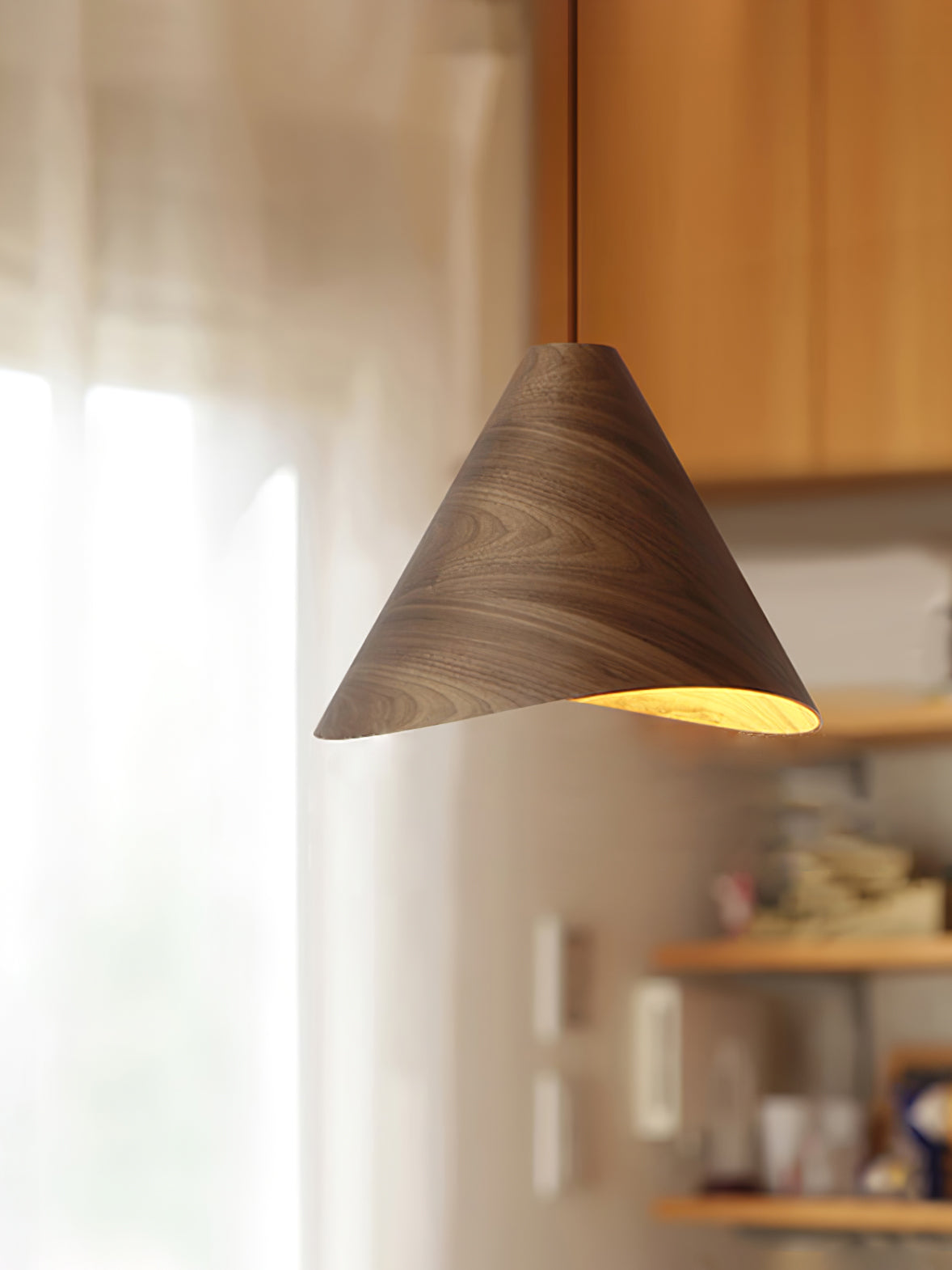 LED Conical Pendant Light Fixture - Modern Design for Kitchen Island & Dining Room Lighting