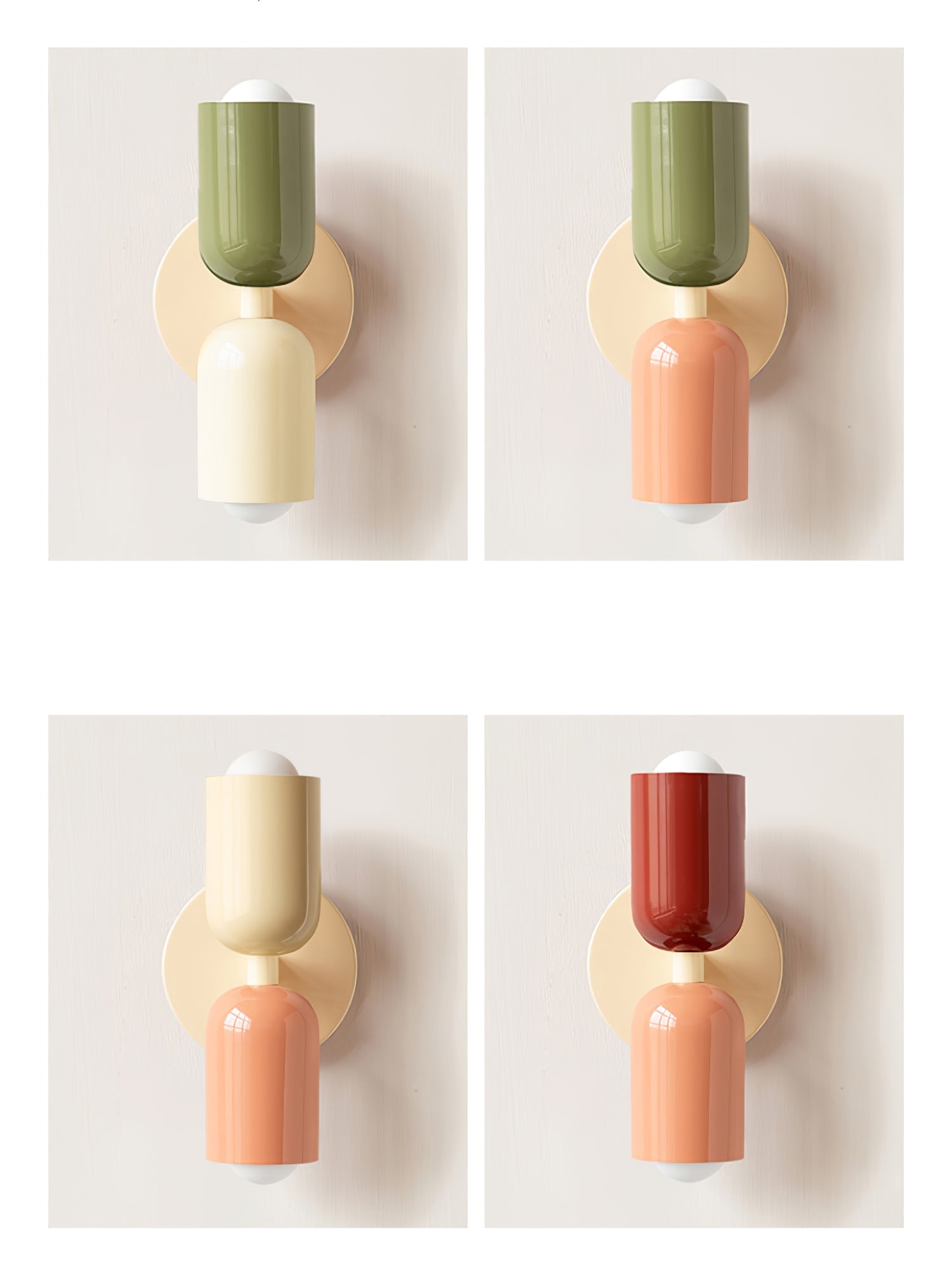 Double Wall Lamp | LED, Metal Construction & Adjustable Upward/Downward Light for Indoor Use