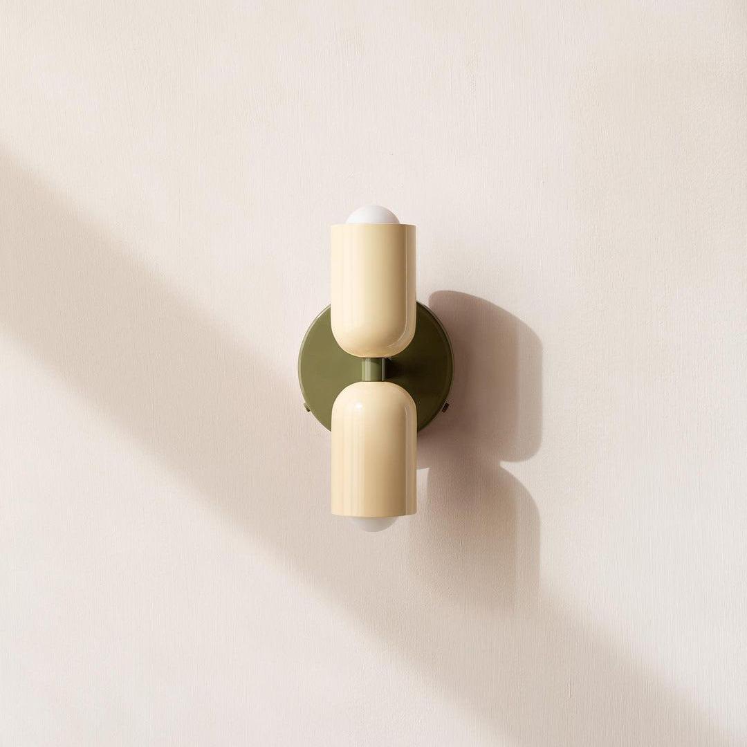 Double Wall Lamp | LED, Metal Construction & Adjustable Upward/Downward Light for Indoor Use