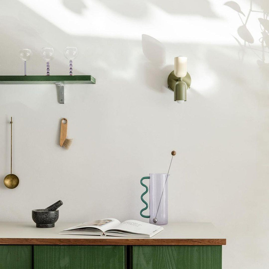 Double Wall Lamp | LED, Metal Construction & Adjustable Upward/Downward Light for Indoor Use