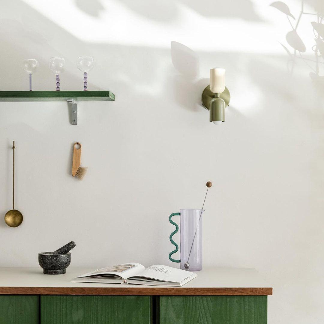 Double Wall Lamp | LED, Metal Construction & Adjustable Upward/Downward Light for Indoor Use