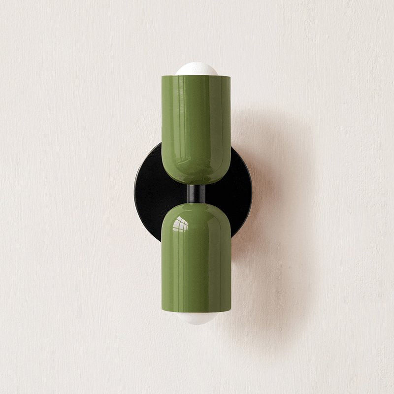 Double Wall Lamp | LED, Metal Construction & Adjustable Upward/Downward Light for Indoor Use