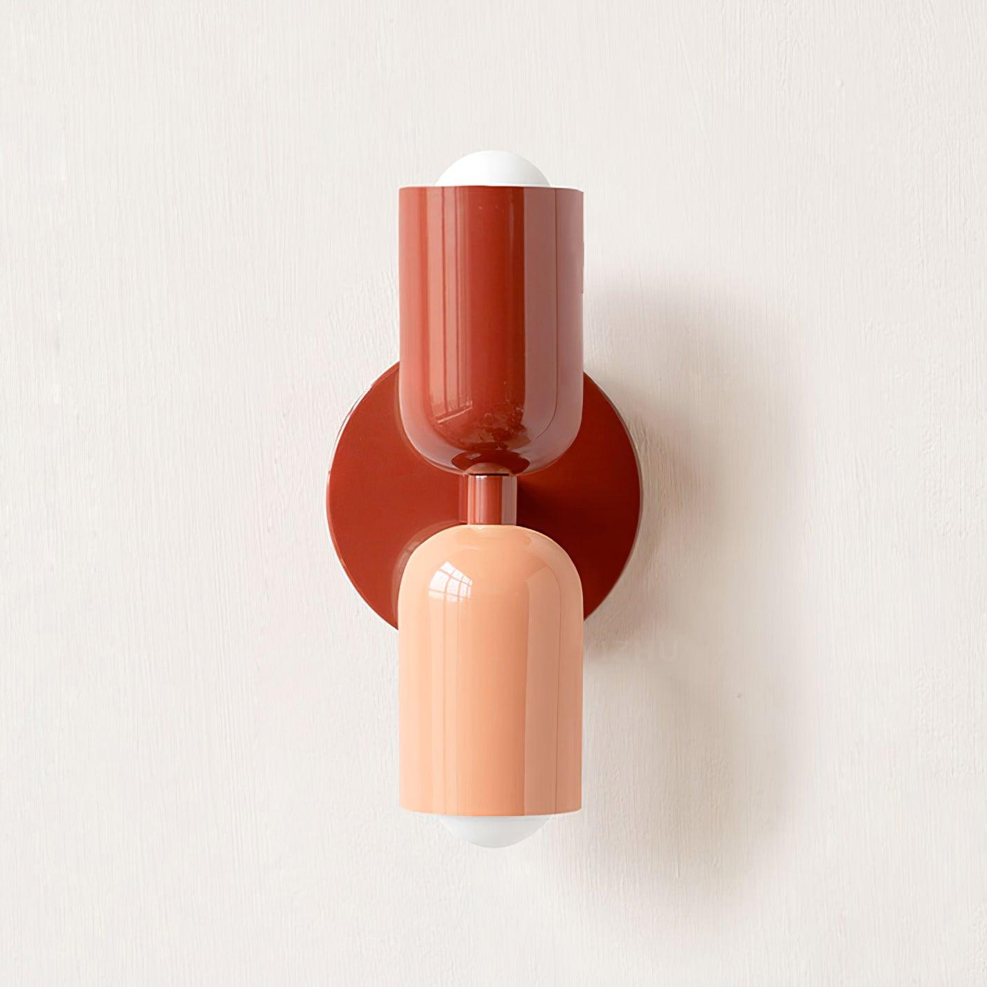 Double Wall Lamp | LED, Metal Construction & Adjustable Upward/Downward Light for Indoor Use