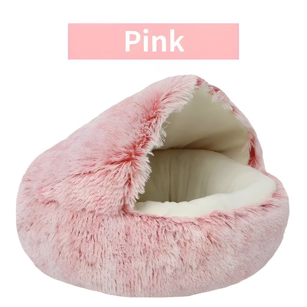 Sack Dog Bed with Roof: Warm, American-Made Cozy Nook for Puppies and Calming Cat Beds