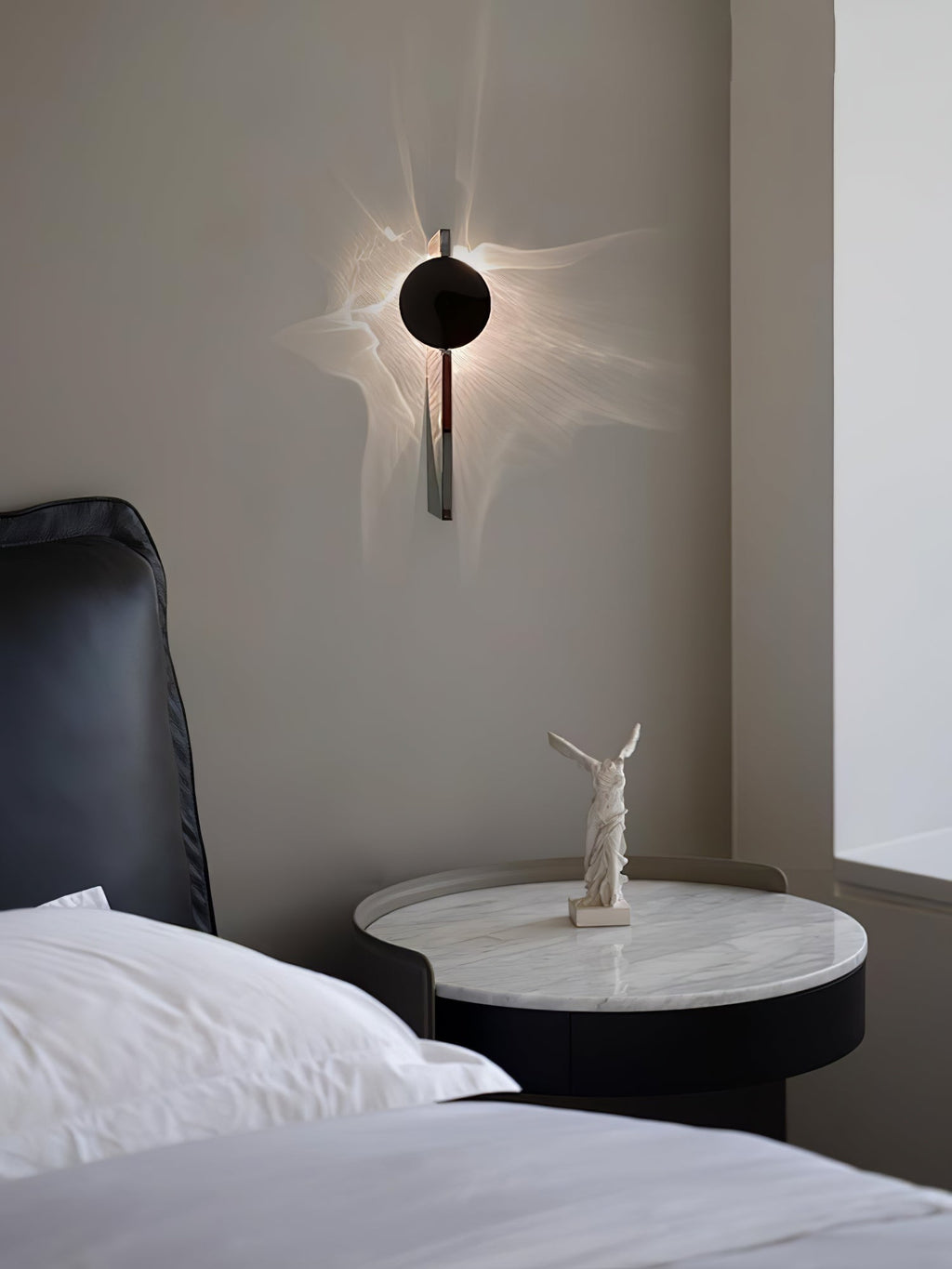 Creative Light and Shadow Wall Lamp | Stainless Steel, Integrated LED & Ideal for Indoor Use