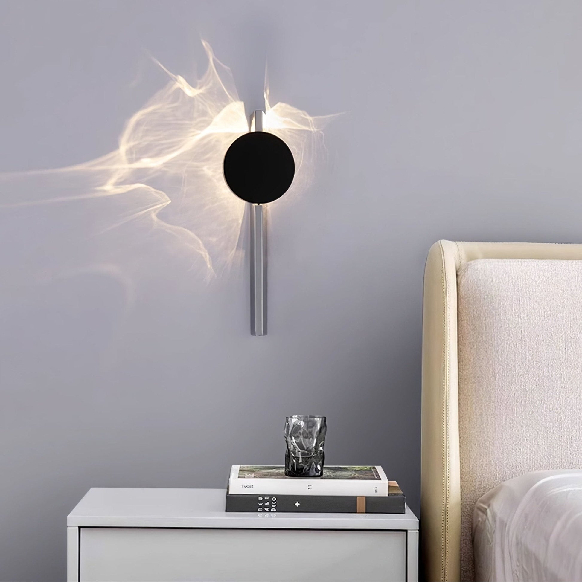Creative Light and Shadow Wall Lamp | Stainless Steel, Integrated LED & Ideal for Indoor Use