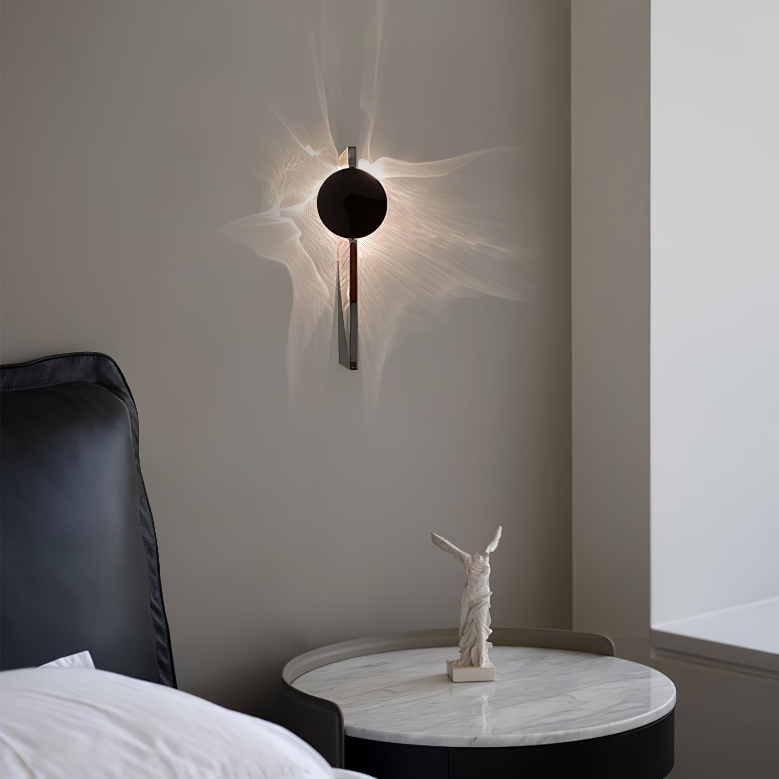 Creative Light and Shadow Wall Lamp | Stainless Steel, Integrated LED & Ideal for Indoor Use