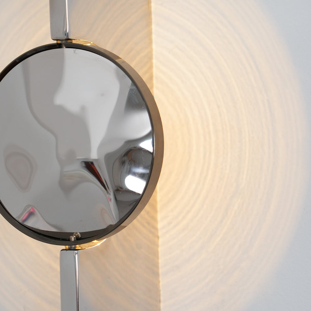 Creative Light and Shadow Wall Lamp | Stainless Steel, Integrated LED & Ideal for Indoor Use