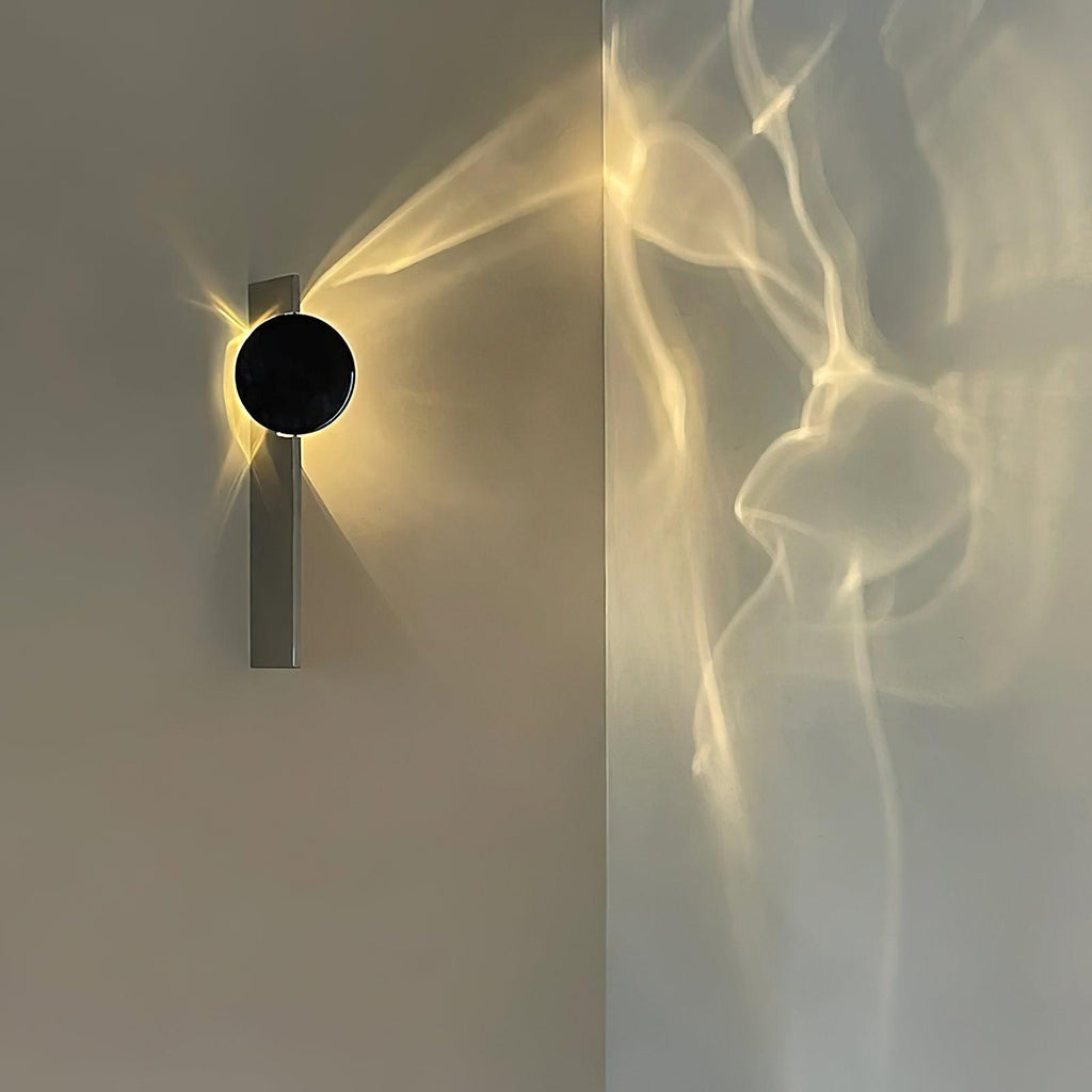 Creative Light and Shadow Wall Lamp | Stainless Steel, Integrated LED & Ideal for Indoor Use