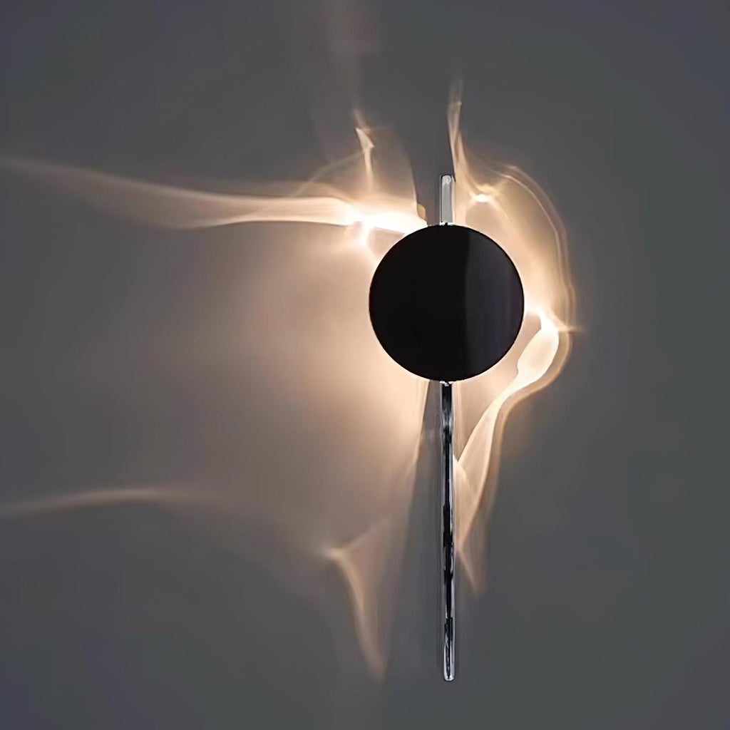 Creative Light and Shadow Wall Lamp | Stainless Steel, Integrated LED & Ideal for Indoor Use