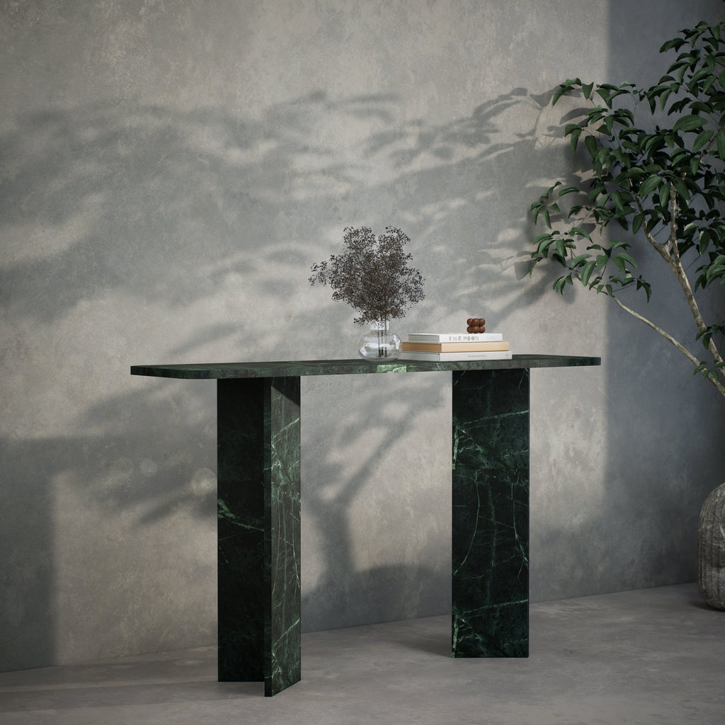 Dark Indian Green Dining Table for Modern Home Decor & Stylish Gatherings