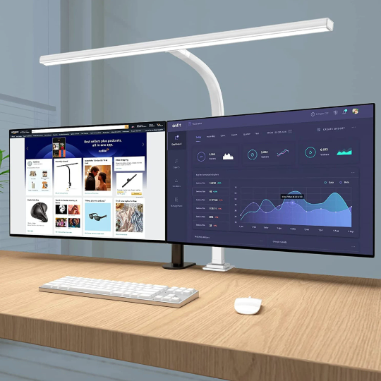 LED Architect Desk Lamp with Adjustable Arm and Brightness Control for Home Office & Study