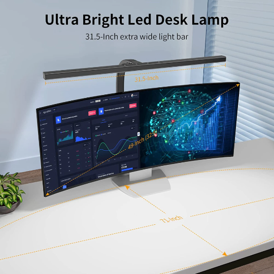 LED Architect Desk Lamp with Adjustable Arm and Brightness Control for Home Office & Study