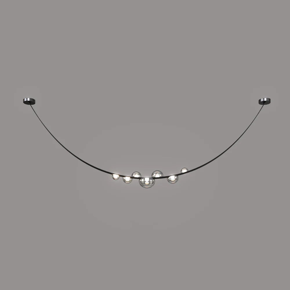 Dew Drops Pendant Lamp | Integrated LED, Smoke Grey Finish & Ideal for Indoor Spaces