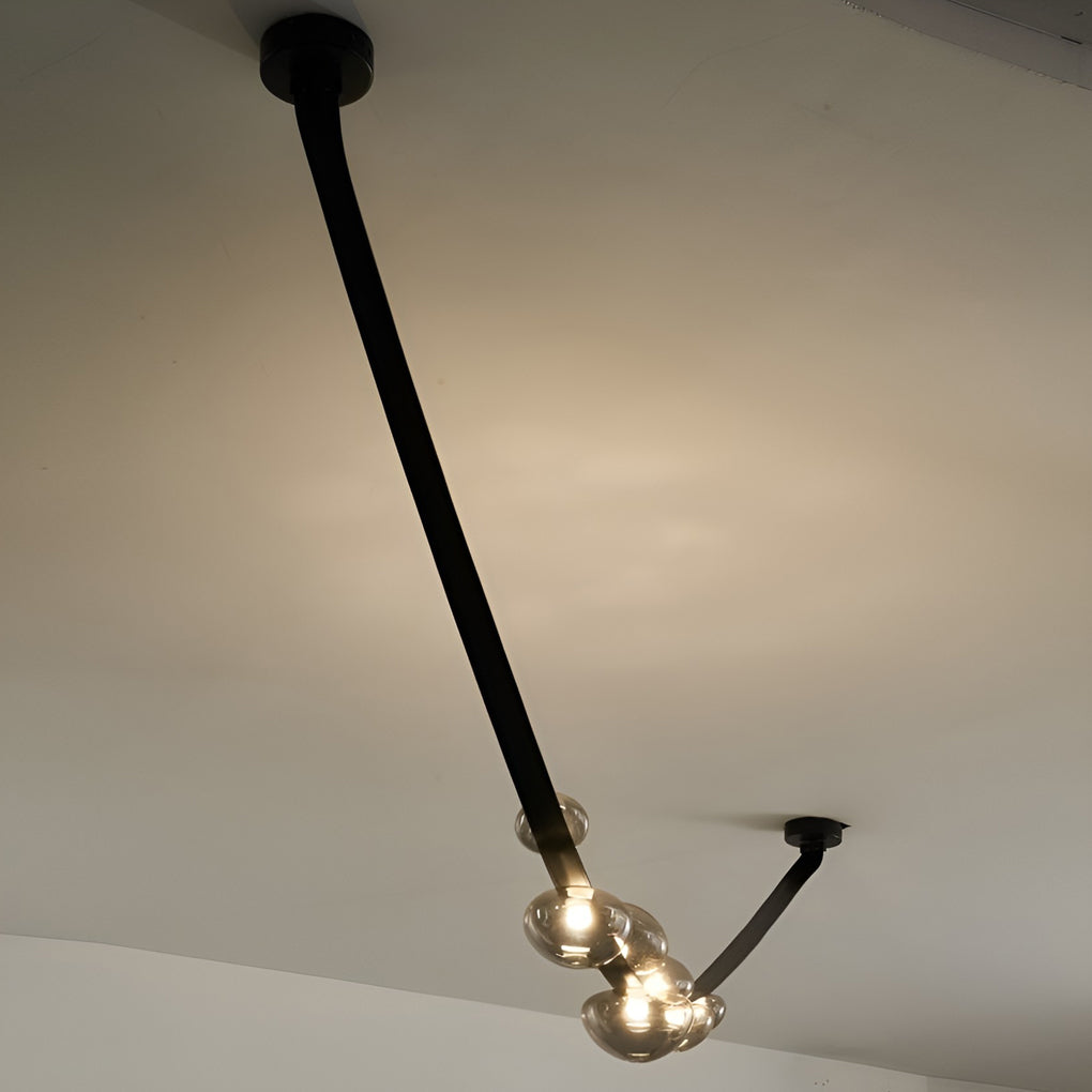 Dew Drops Pendant Lamp | Integrated LED, Smoke Grey Finish & Ideal for Indoor Spaces