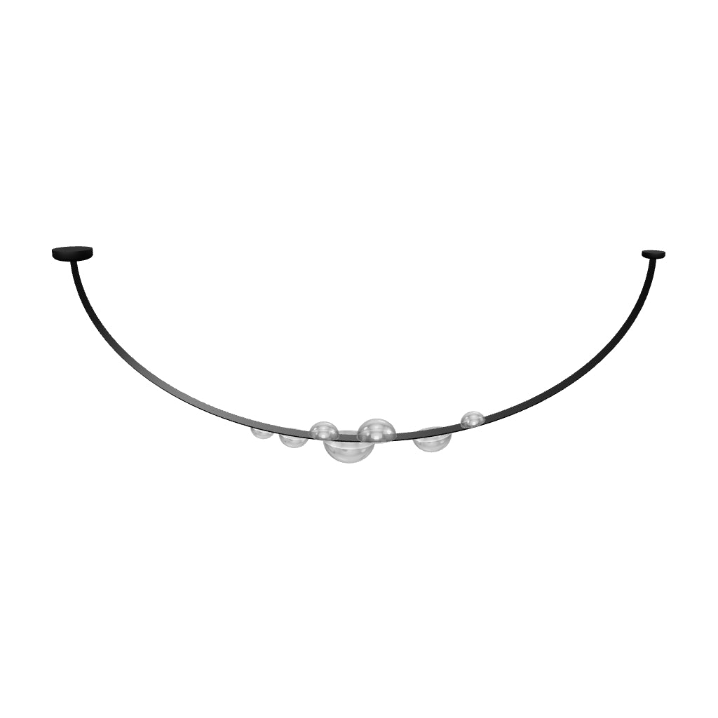 Dew Drops Pendant Lamp | Integrated LED, Smoke Grey Finish & Ideal for Indoor Spaces