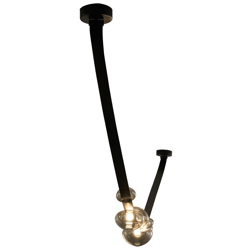 Dew Drops Pendant Lamp | Integrated LED, Smoke Grey Finish & Ideal for Indoor Spaces