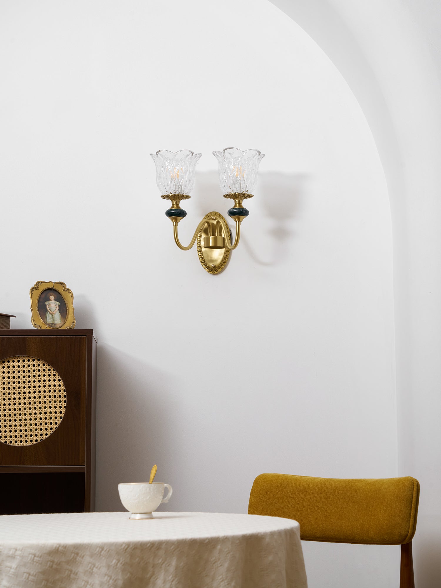 LED Wall Lamp - Modern Dieppe Design - Adjustable Lighting for Living Room & Bedroom