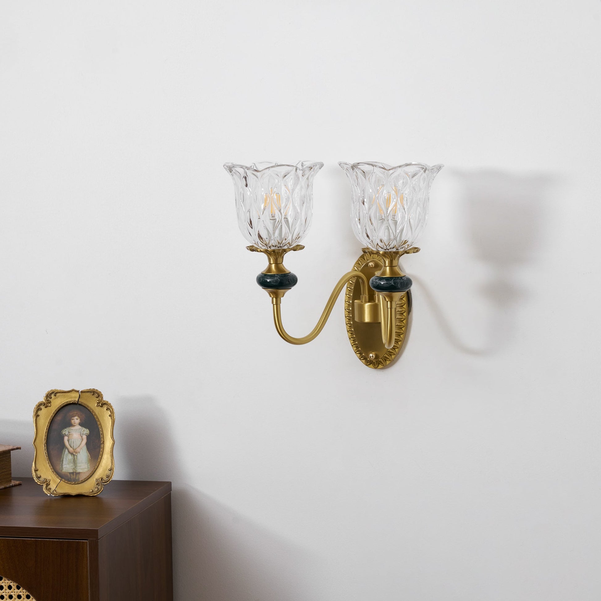 LED Wall Lamp - Modern Dieppe Design - Adjustable Lighting for Living Room & Bedroom