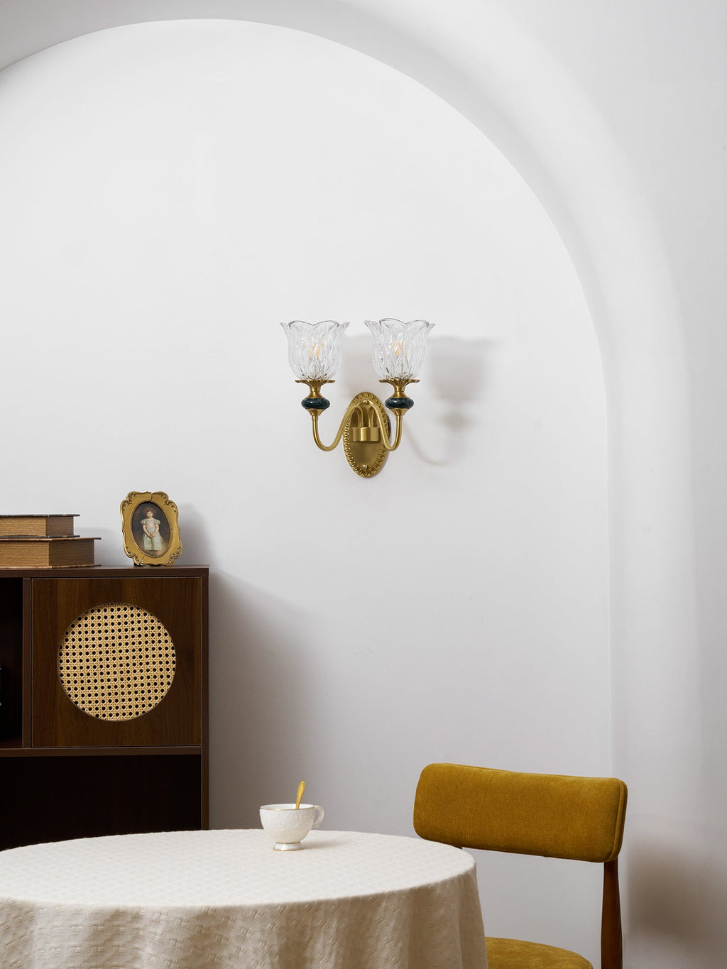 LED Wall Lamp - Modern Dieppe Design - Adjustable Lighting for Living Room & Bedroom